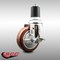 Service Caster 4 Inch 316SS Maroon Polyurethane Swivel 1-3/4 Inch Expanding Stem Caster Brake SCC-SS316EX20S414-PPUB-MRN-TLB-134 - alternate 4
